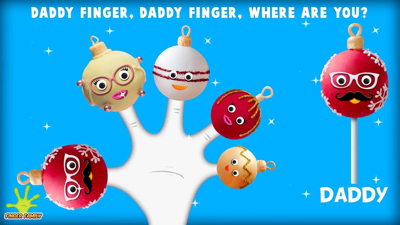 Finger Family Collection | Christmas Cake Pops Finger Family Songs | Daddy Finger Nursery Rhymes