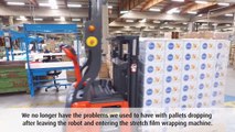 Forklift trucks as automated guided vehicles at Massilly