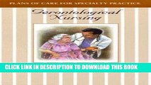 [FREE] EBOOK Plans of Care for Specialty Practice: Gerontological Nursing BEST COLLECTION