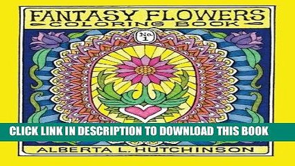 Best Seller Fantasy Flowers Coloring Book No. 1: 24 Designs in Elaborate Oval Frames (Sacred