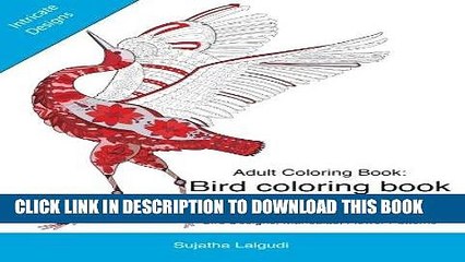 Ebook Adult coloring books: A Coloring book for adults featuring Bird Designs,Mandalas: Adult