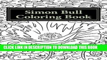 Ebook Simon Bull Coloring Book: Fifty floral sketches based on the artist s most loved paintings