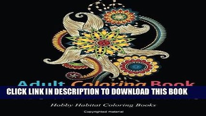 Best Seller Adult Coloring Books: Flower Patterns: 50 Gorgeous, Stress Relieving Henna Flower