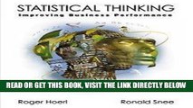 [READ] EBOOK Statistical Thinking: Improving Business Performance BEST COLLECTION