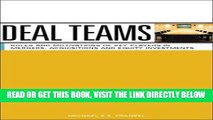 [READ] EBOOK Deal Teams: The Roles and Motivations of Management Team Members, Investment Bankers,