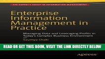 [READ] EBOOK Enterprise Information Management in Practice: Managing Data and Leveraging Profits