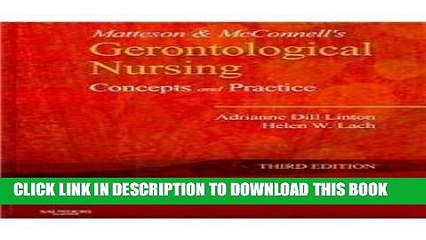 [READ] EBOOK Matteson   McConnell s Gerontological Nursing - Text and E-Book Package: Concepts and