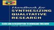 [READ] EBOOK Handbook  for Synthesizing Qualitative Research ONLINE COLLECTION