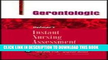 [FREE] EBOOK Instant Nursing Assessment: Gerontological Nursing ONLINE COLLECTION