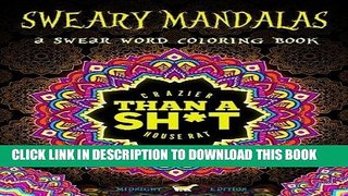 Best Seller A Swear Word Coloring Book Midnight Edition: Sweary Mandalas: A Unique Black