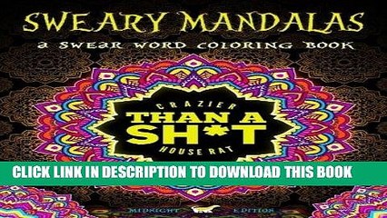 Best Seller A Swear Word Coloring Book Midnight Edition: Sweary Mandalas: A Unique Black