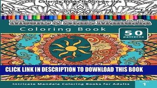 Ebook Coloring Books for Grown-Ups: Moons   Stars Mandala Coloring Book (Intricate Mandala