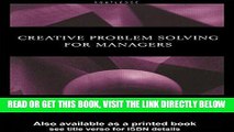[FREE] EBOOK Creative Problem Solving for Managers BEST COLLECTION