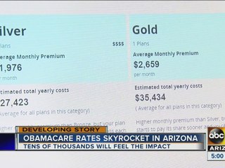 Obamacare premiums skyrocket in Arizona