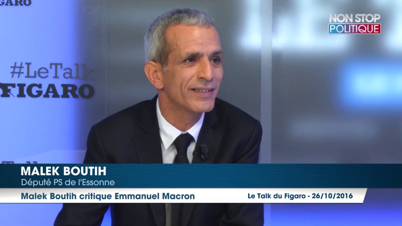 Malek Boutih sur Macron "C’est quelqu’un à qui je confierais mon argent mais pas mon pays"