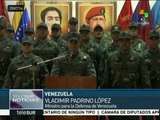 Venezuela: ministro de Defensa expresa apoyo al pdte. Maduro