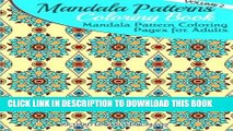 Best Seller Mandala Pattern Coloring Pages for Adults: Mandalas Coloring Book (Mandala Patterns