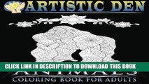 Best Seller Animals Coloring Book For Adults: Unique Floral Tangle Animal Designs (Floral Tangle