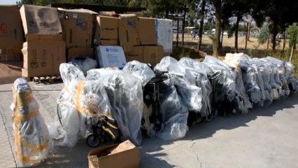 Savaşın Engelli Bıraktığı 100 Sığınmacıya Tekerlekli Sandalye