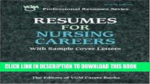 [FREE] EBOOK Resumes for Nursing Careers BEST COLLECTION