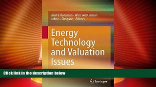Big Deals  Energy Technology and Valuation Issues  Best Seller Books Best Seller