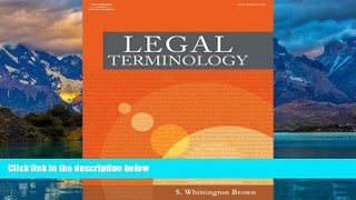 Big Deals  Bundle: Legal Terminology + WebTutor(TM) on WebCT(TM) Printed Access Card  Full Ebooks