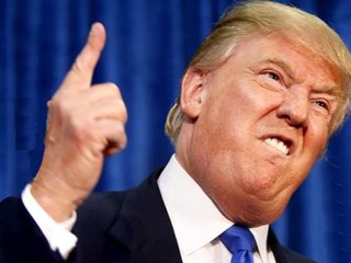Donald Trump burns  the world