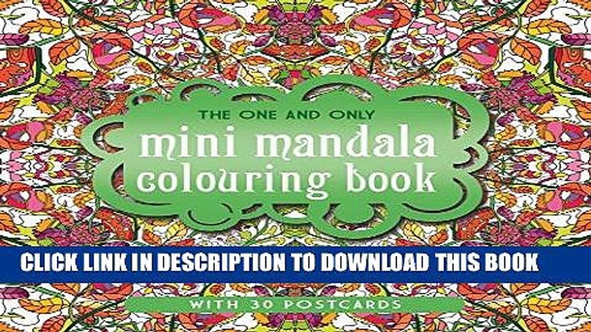 ebook the one and only mini mandala colouring book one and only colouring  / one and only