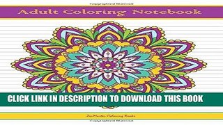 Best Seller Adult Coloring Notebook: Notebook for Writing, Journaling, and Note-taking with