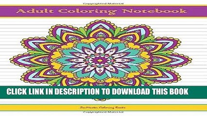 Best Seller Adult Coloring Notebook: Notebook for Writing, Journaling, and Note-taking with