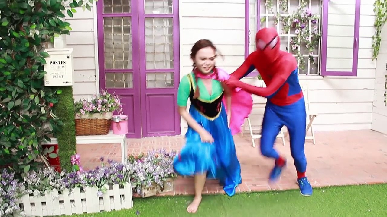 Spiderman & Frozen Elsa Love Story ! Spiderman's Valentine’s Day ! Spiderman Frozen Elsa Wedding Day