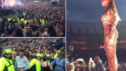 Beyonce's Fans Start FIGHTING At Glasgow Concert