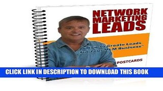 Best Seller How to Create Network Marketing Leads with Post Cards (Network Marketing/MLM Lead
