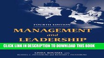 [READ] EBOOK Management And Leadership For Nurse Administrators ONLINE COLLECTION