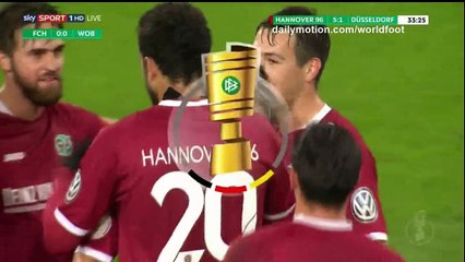 Felix Klaus second Goal HD - Hannover 5 - 1 Dusseldorf - 26.10.2016