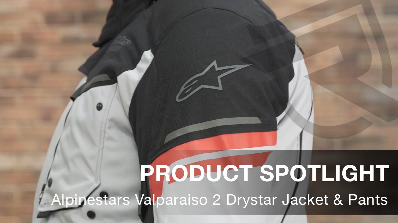 Product Spotlight: Alpinestars Valparaiso 2 Drystar Motorcycle Jacket & Pants Video | Riders Domain