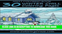 Best Seller Adult Coloring Book: 30 Winter Chill Coloring Pages, Coloring Books For Adults Series