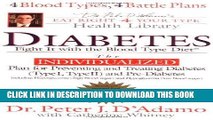 Ebook Diabetes: Fight It with the Blood Type Diet (Dr. Peter J. D Adamo s Eat Right 4 Your Type