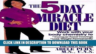 Best Seller 5-Day Miracle Diet Free Read