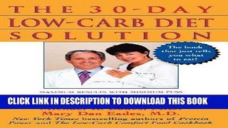Ebook The 30-Day Low-Carb Diet Solution Free Download