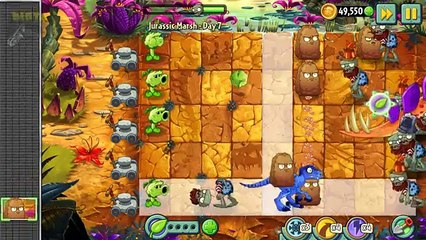 Plants vs Zombies 2 - Jurassic Marsh Day 7: Dont Trample the Flowers