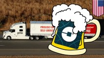 Uber self-driving truck hauls 50,000 cans of beer for 120 miles