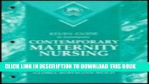 [READ] EBOOK Study Guide to Accompany Contemporary Maternity Nursing, 1e ONLINE COLLECTION