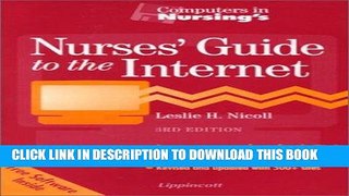 [FREE] EBOOK Computers in Nursing s Nurses  Guide to the Internet (Book with Diskette) ONLINE