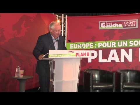 Débat plan B - Intervention d'Oskar Lafontaine
