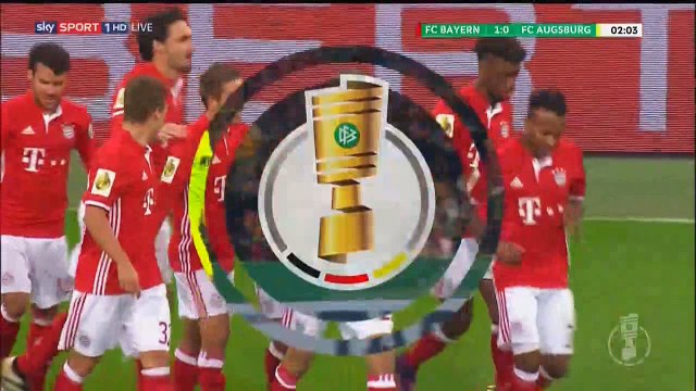 Philipp Lahm Goal HD - Bayern Munich	1-0	Augsburg 26.10.2016