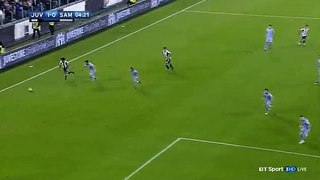 Mario Mandzukic Goal 1-0 Juventus vs Sampdoria