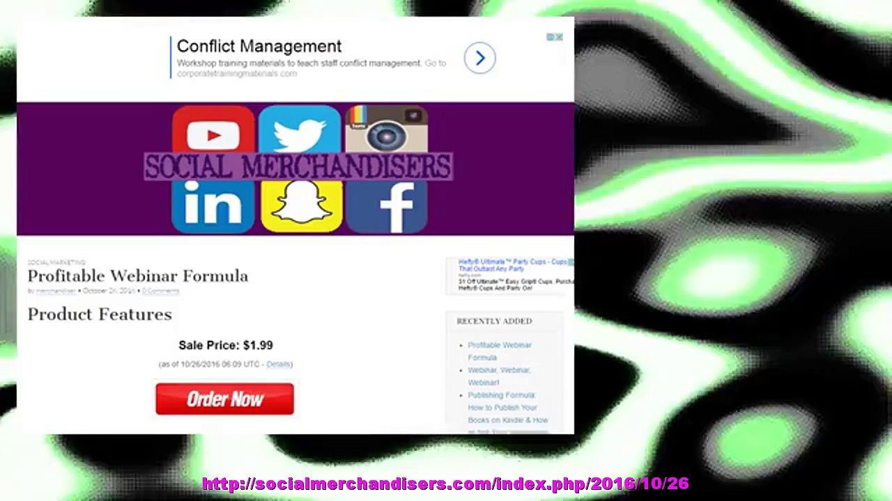Profitable Webinar Formula