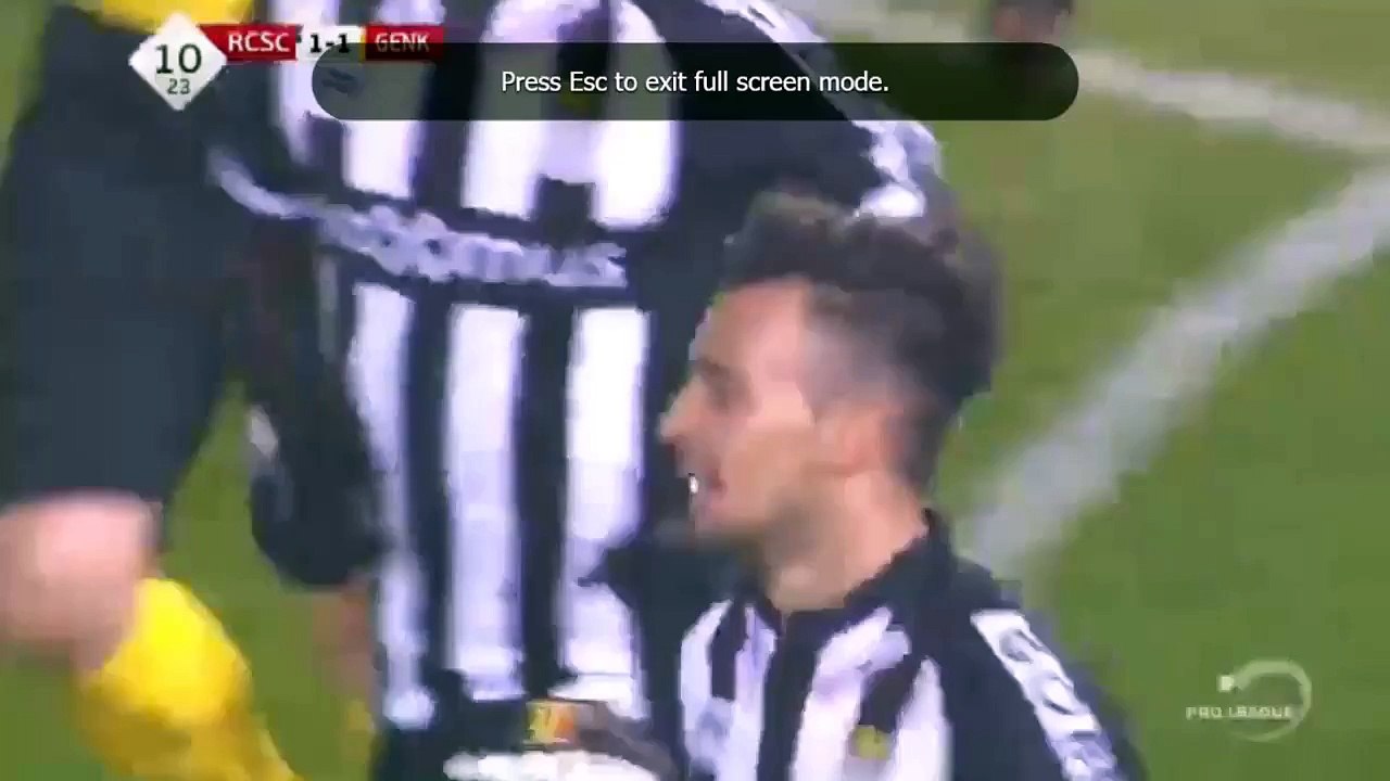 Sotiris Ninis Goal - Charleroi 1-1 KRC Genk 26-10-2016 (HD)