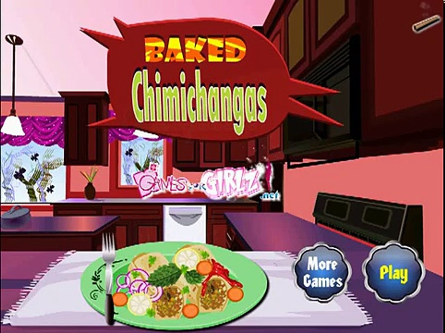 Baked Chimichangas Games-Cooking Games-Hair Games